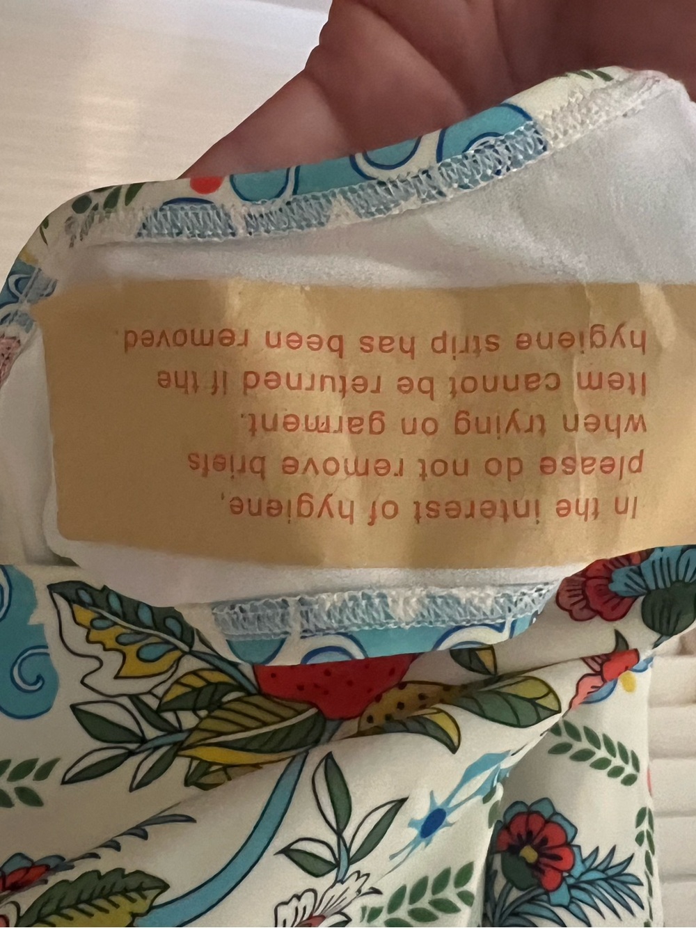 Boden Porto Swimsuits, 10 long (tall), Citrus Vine Tile Multi, new with tags!! - Picture 8 of 9